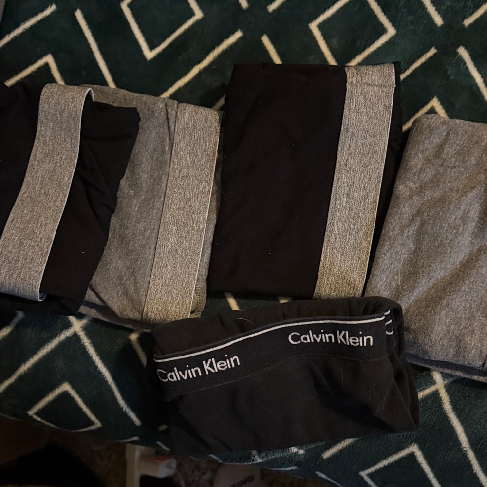 Calvin Klein Men's Boxer Briefs in Black and Gray